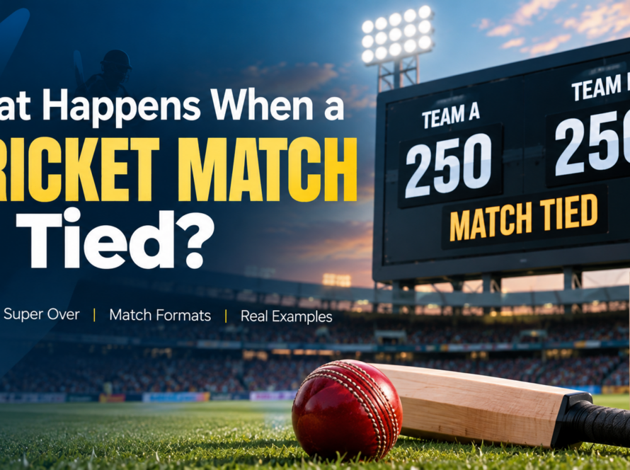 Cricket Match Is Tied