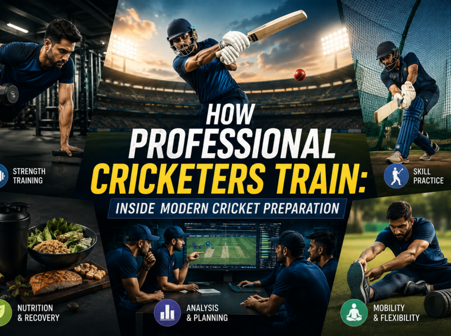 Cricketers Train